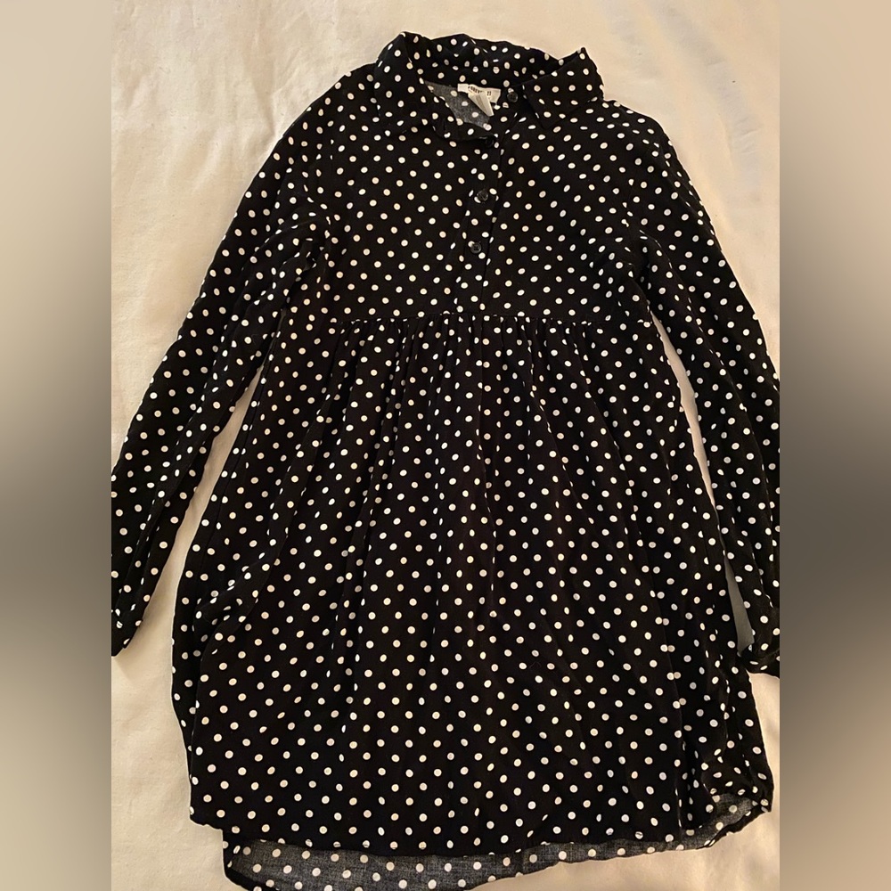 Forever21 Girls Polka Dot shirt dress
